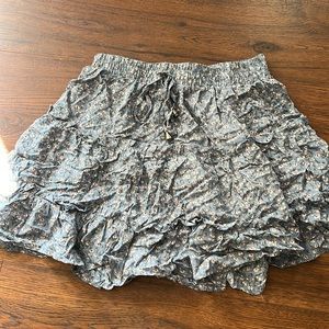 Ruffle mini skirt